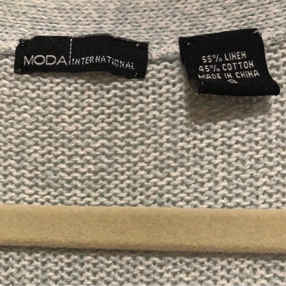 MODA Light Blue Cardigan - Picture 4 of 5